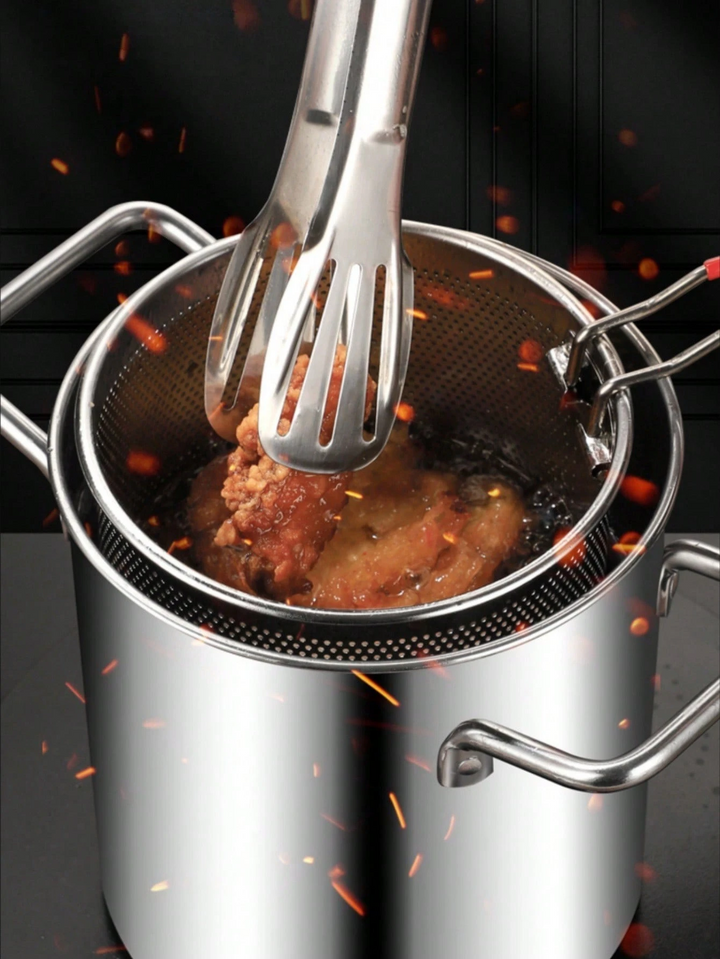 Stainless Steel Deep Fryer | Enjoy Crispy Foods with Less Oil | Bowlift
