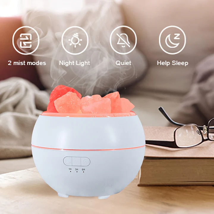 BowLift | 3 in 1 Salt Lamp Essential Oil Diffuser