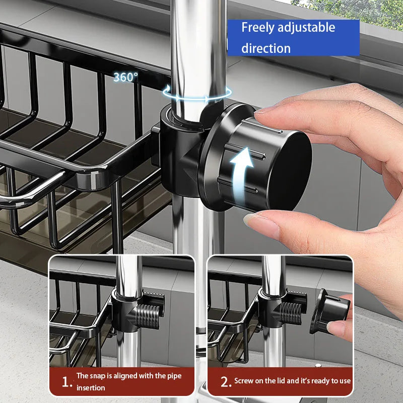 Elegant Stainless Steel Sink | The Stylish Way to Stay Organized | Bowlift