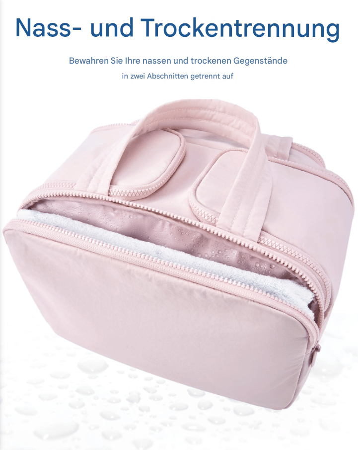 Multipurpose Toilet Bag | Soft, Spacious, 4-in-1 Organizer | Bowlift