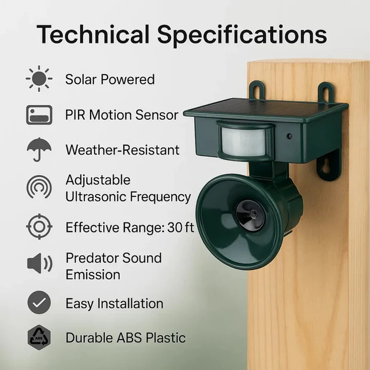 BowLift | Motion Sensor Bird Deterrent for Crows