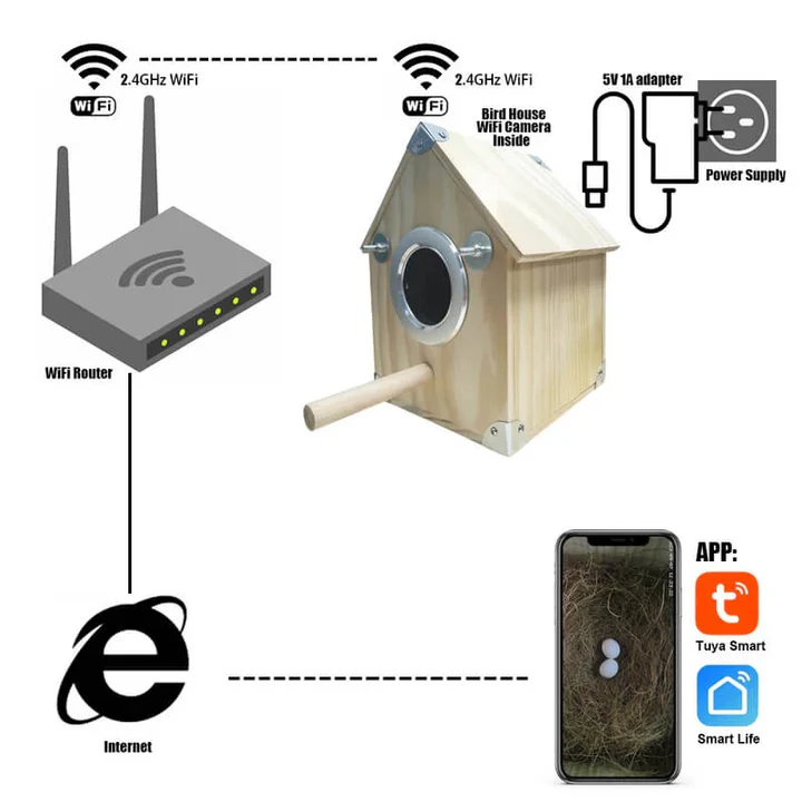BowLift | Bird Watching Nesting Feeder Nest