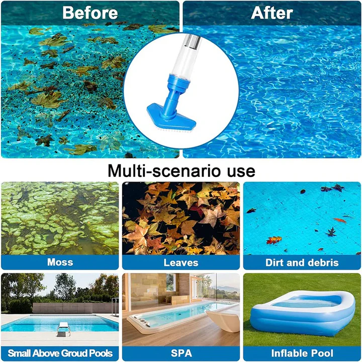 BowLift | 3 in 1 Cordless Rechargeable Pool Vacuum Cleaner