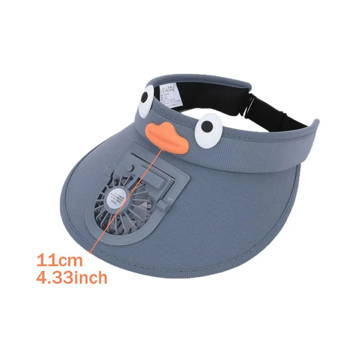 BowLift | Kids Sun Visor Hat with Cooling Fan Hat