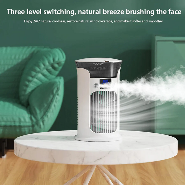 BowLift | Mini Portable Air Conditioner with LED Light and Humidifier