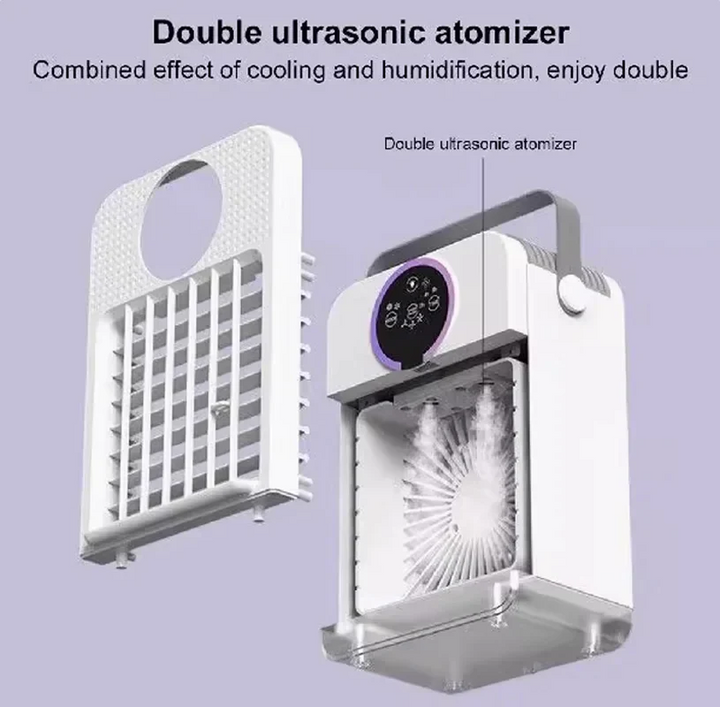 BowLift | Mini Portable Air Conditioner with Touchscreen and Mist Cooling