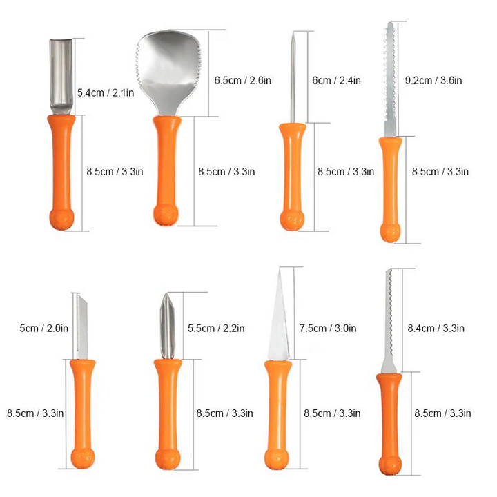 BowLift | Pumpkin Cutting Set Stainless Steel Cutting Tool Set
