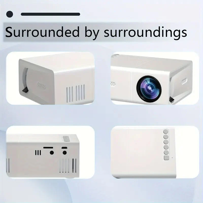 BowLift | HD 720p  Fast Focus  Portable Projector
