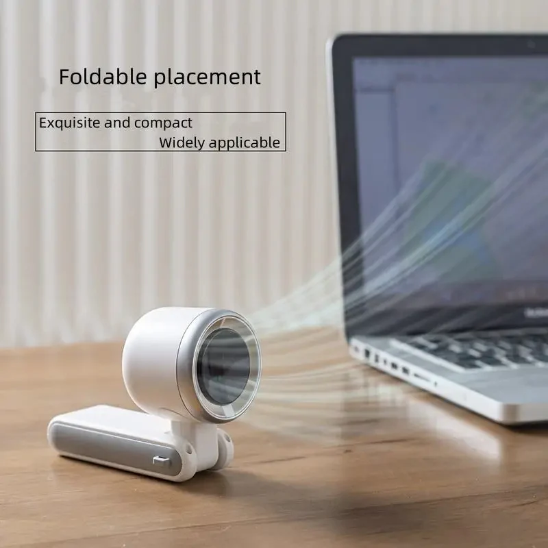 Foldable Handheld Turbo Fan with Digital Display | Bowlift