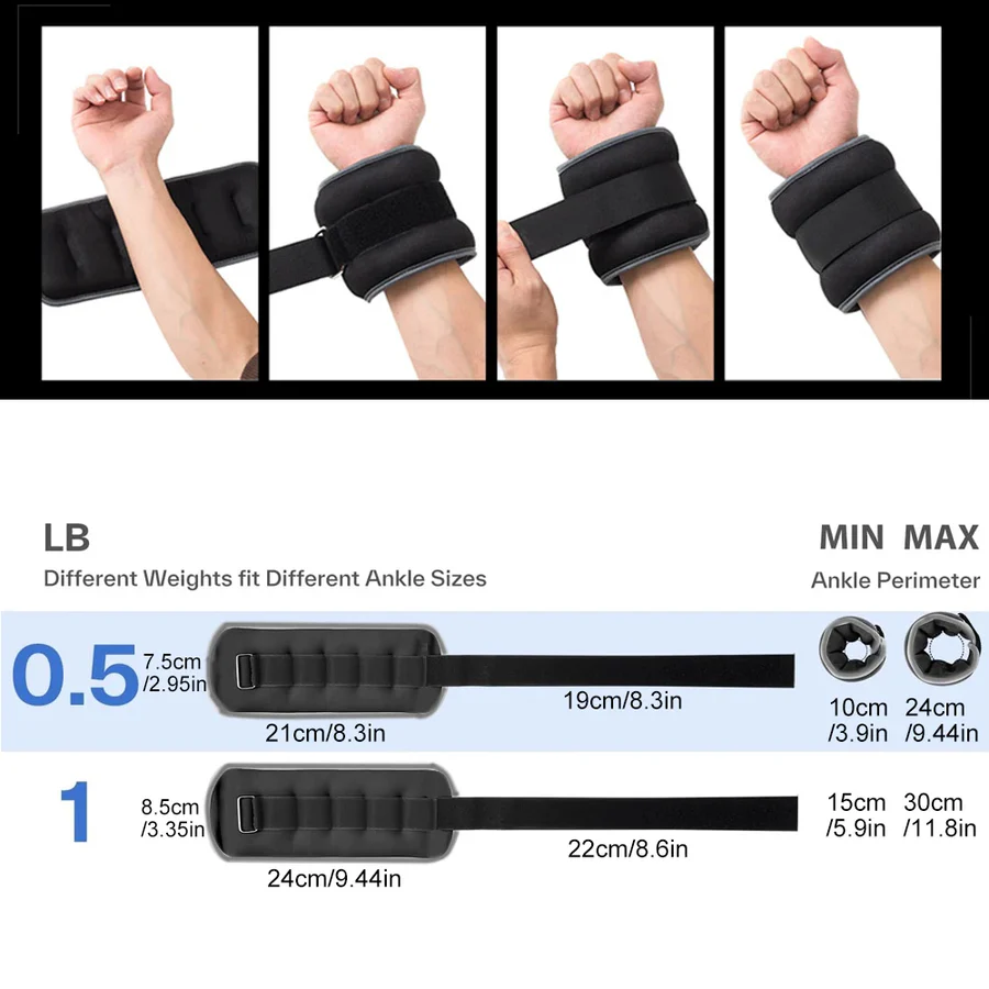 BowLift | Adjustable Ankle and Wrist Weights
