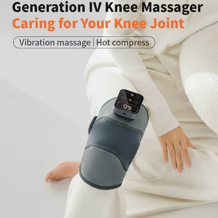 BowLift | Cordless Knee Massager with Heat Vibration for Pain Relief