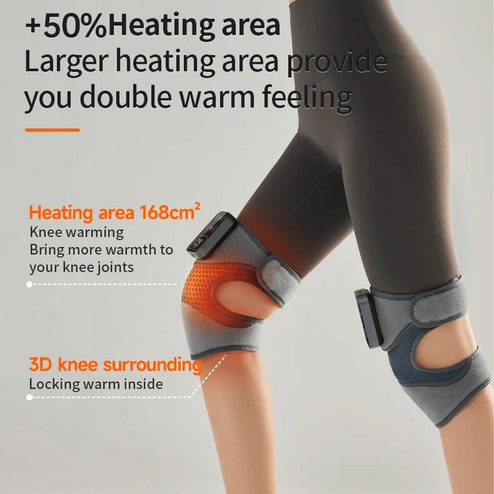 BowLift | Cordless Knee Massager with Heat Vibration for Pain Relief