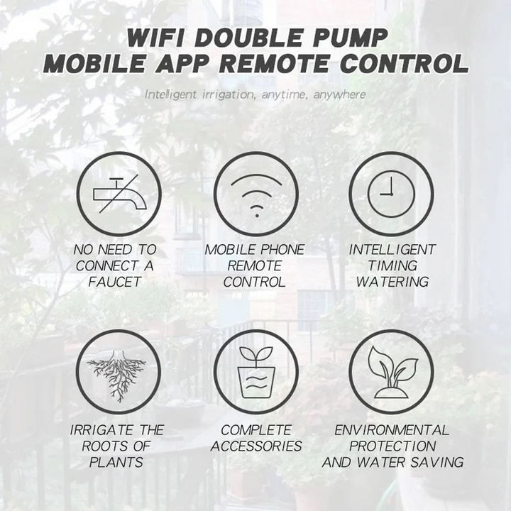 BowLift | WiFi Smart Automatic Waterer for Plants Up to 20 Pots