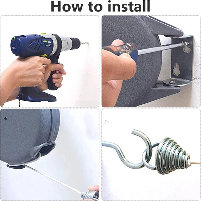 BowLift | Retractable Washing Line with Swivel Wall Mount