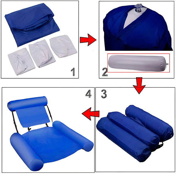 BowLift | Swimming Chair with Backrest for Maximum Comfort