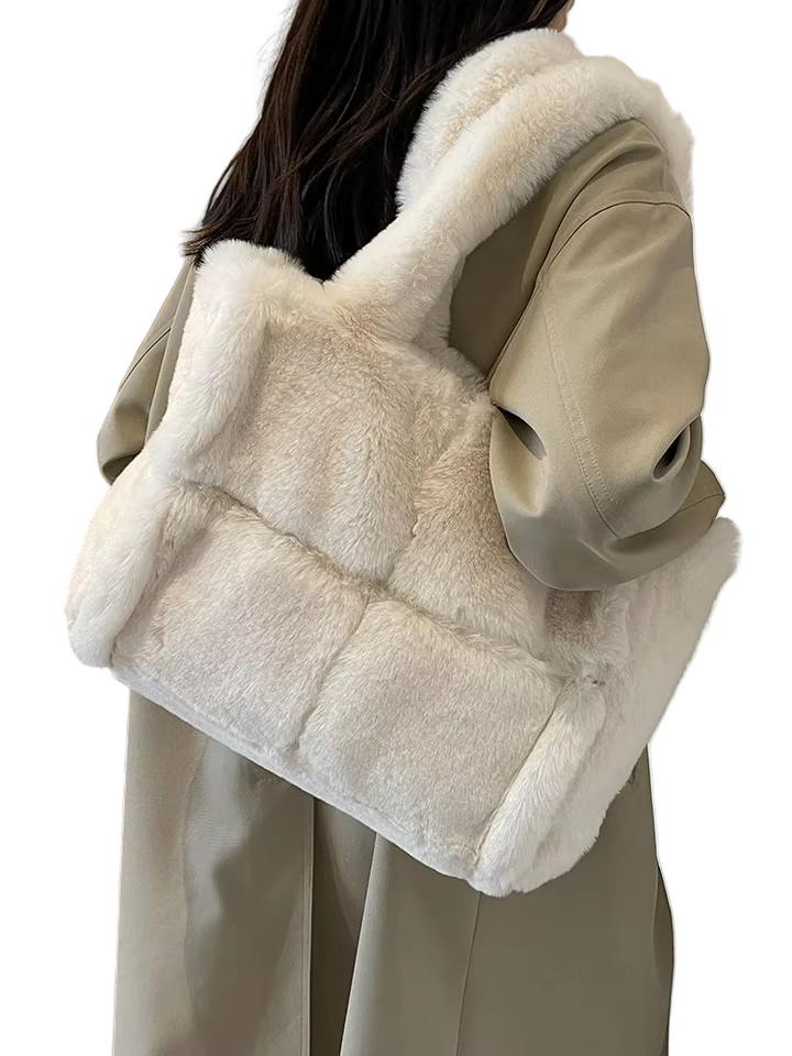BowLift | Shoulder Bag Plush Pattern Large Capacity Bag