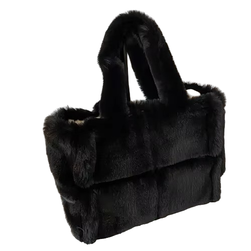 BowLift | Shoulder Bag Plush Pattern Large Capacity Bag