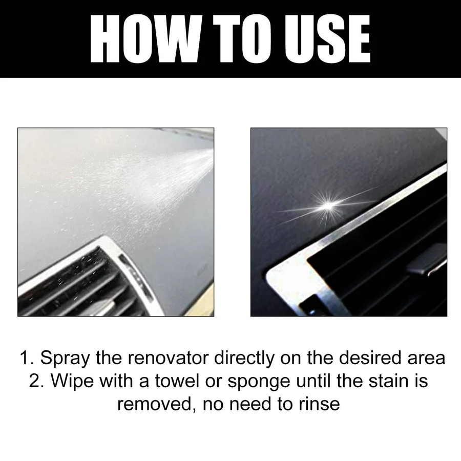 BowLift | Car Interior Cleaner Spray, Multi-Surface Formula with UV Protection