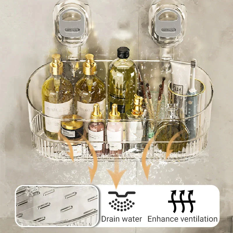 BowLift | Multipurpose Suction Cup Bathroom Storage Rack with 11lbs Capacity