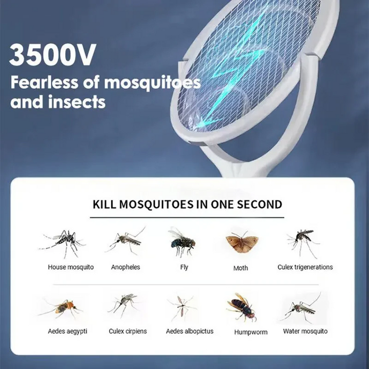 BowLift | 5 in 1 Bug Zapper Racket with Fast Charging