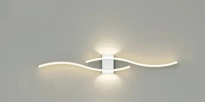 BowLift | Lumivora Wave LED Wall Light | Modern Wave Design | Energy Saving & Stylish | 60×15 cm | Warm, Glare-Free Light