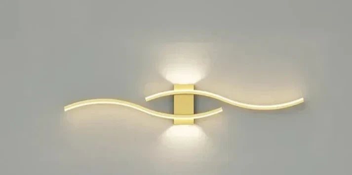 BowLift | Lumivora Wave LED Wall Light | Modern Wave Design | Energy Saving & Stylish | 60×15 cm | Warm, Glare-Free Light