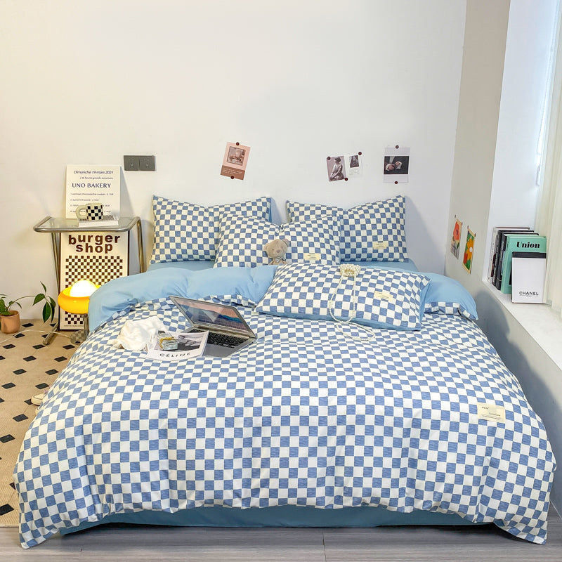 BowLift | PatternNest | Grid Bedding Set