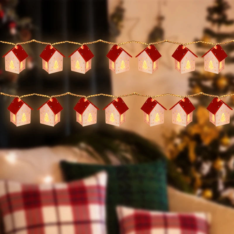 BowLift | LED Christmas Houses Made of Wood with Festive Lighting