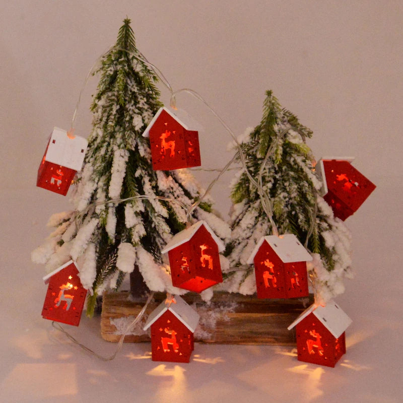 BowLift | LED Christmas Houses Made of Wood with Festive Lighting