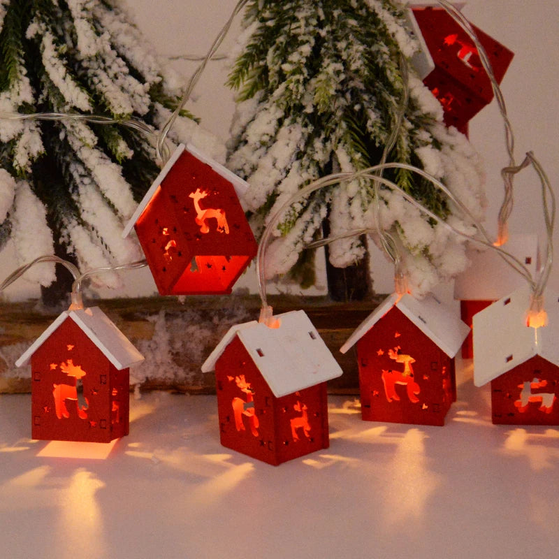 BowLift | LED Christmas Houses Made of Wood with Festive Lighting