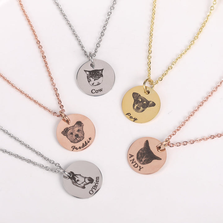Custom Pet Memorial Necklace Bowlift