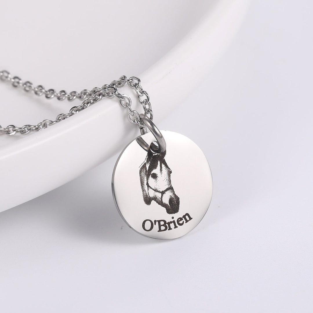 Custom Pet Memorial Necklace Bowlift