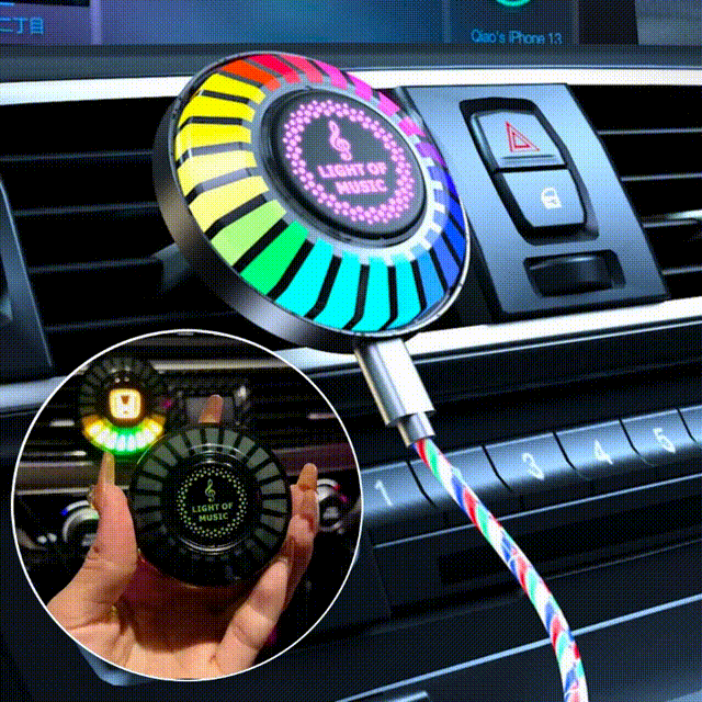 Auto Sound Pickup Light | Portable RGB Fun on the Go | Bowlift