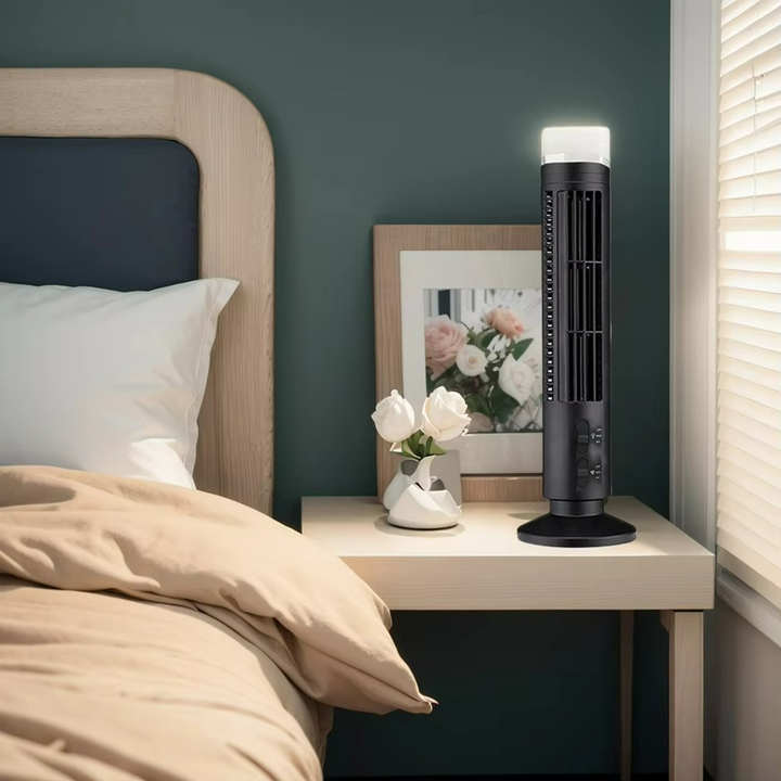 BowLift | Brisella AirFlow Fan | Bladeless design with USB power for style and safety