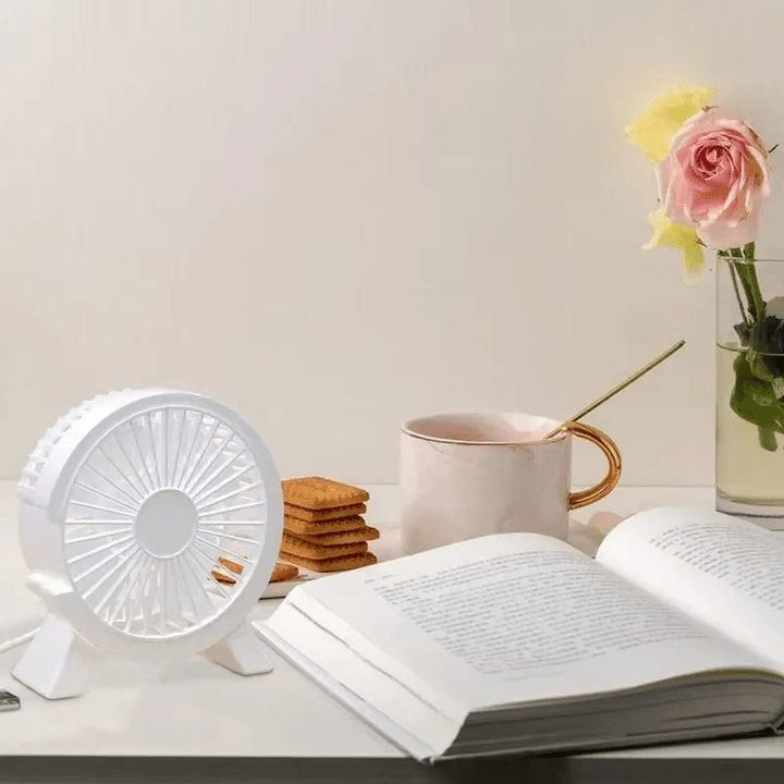 Mini Electric Portable Rechargeable and Silent Fan | Bowlift