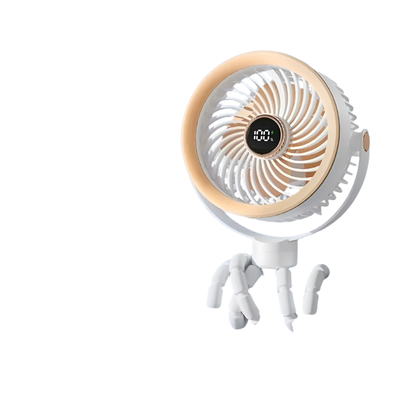 BowLift | Mini USB Fan with Battery, Flexible Mounting and Mobility