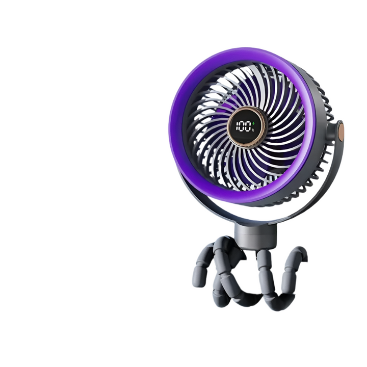 BowLift | Mini USB Fan with Battery, Flexible Mounting and Mobility
