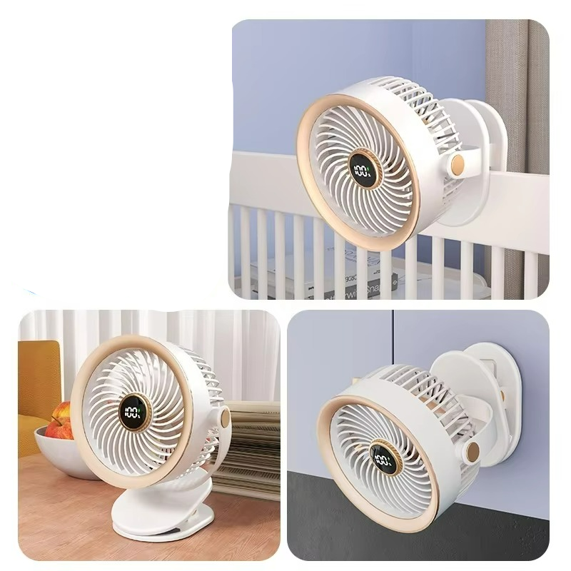 BowLift | Mini USB Fan with Battery, Flexible Mounting and Mobility