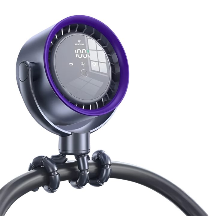 BowLift | Mini USB Fan with Battery, Flexible Mounting and Mobility