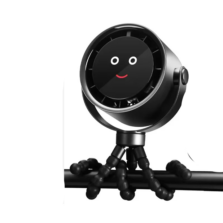 BowLift | Mini USB Fan with Battery, Flexible Mounting and Mobility