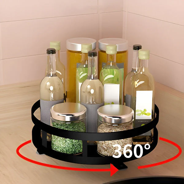 BowLift | 3 Tier Swivel Metal Organizer