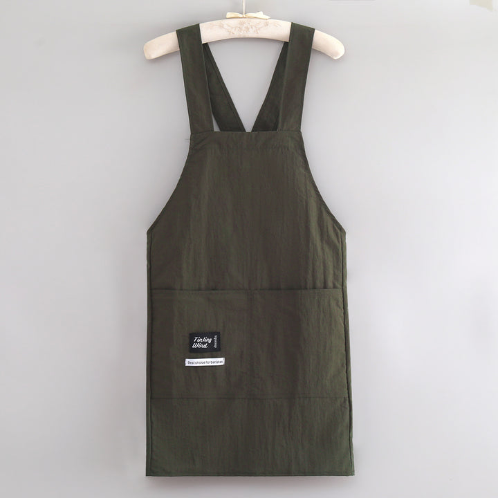 Apron with cross straps