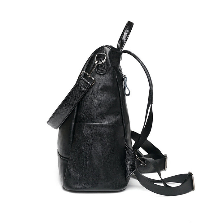 Backpack made of synthetic leather, leisure and travel