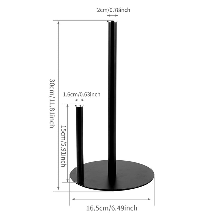 Stainless steel kitchen roll holder