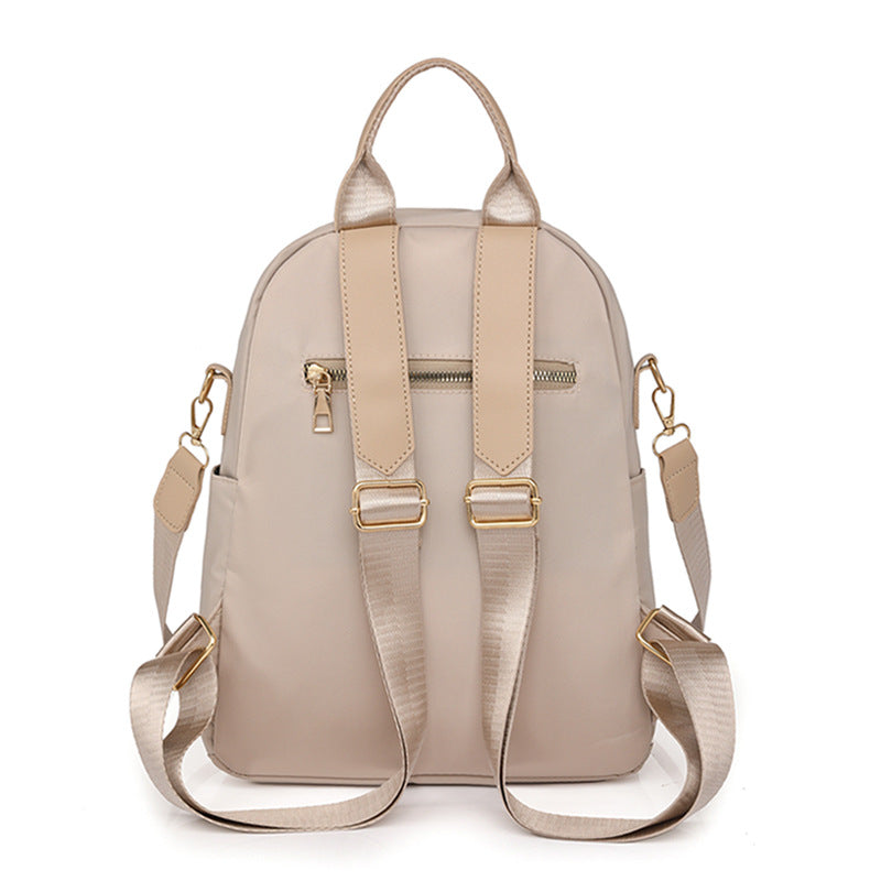 Backpack with diamond quilting, water-repellent