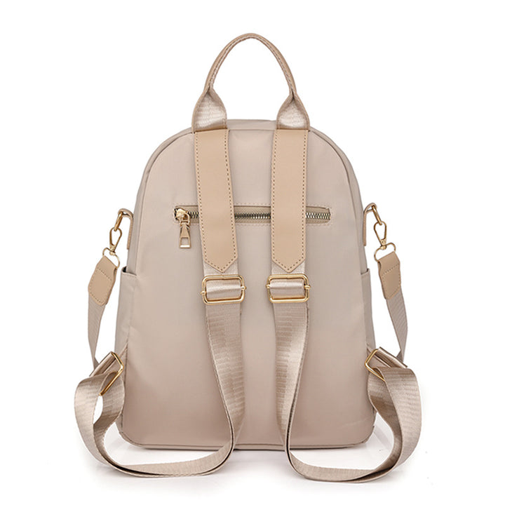 Backpack with diamond quilting, water-repellent