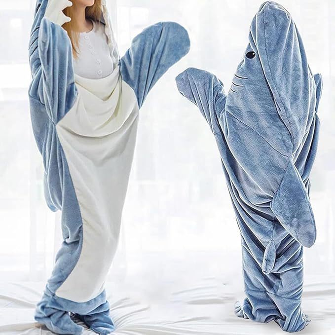 Shark sleeping bag, portable, warming