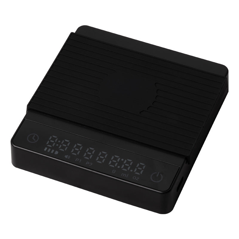 Electronic espresso scale with timer