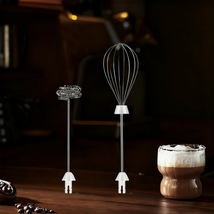 Electric milk frother, USB-C, multiple functions