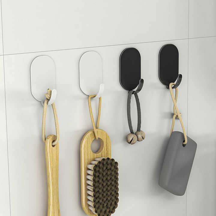 Self-adhesive wall hooks made of aluminum
